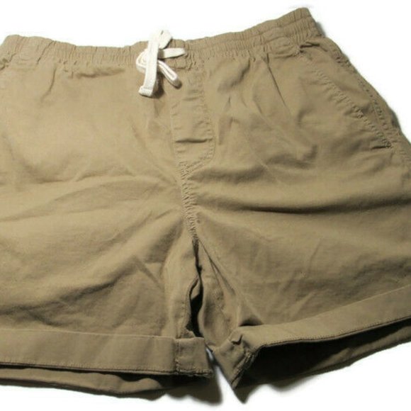 J. Crew Pants - J.Crew Cuffed Shorts Drawstring Elastic Waist